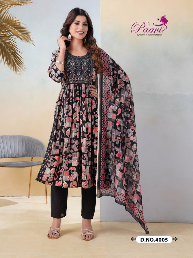 Saheli By Paavi Portion Printed Kurti With Bottom Dupatta Wholesale Price In Surat